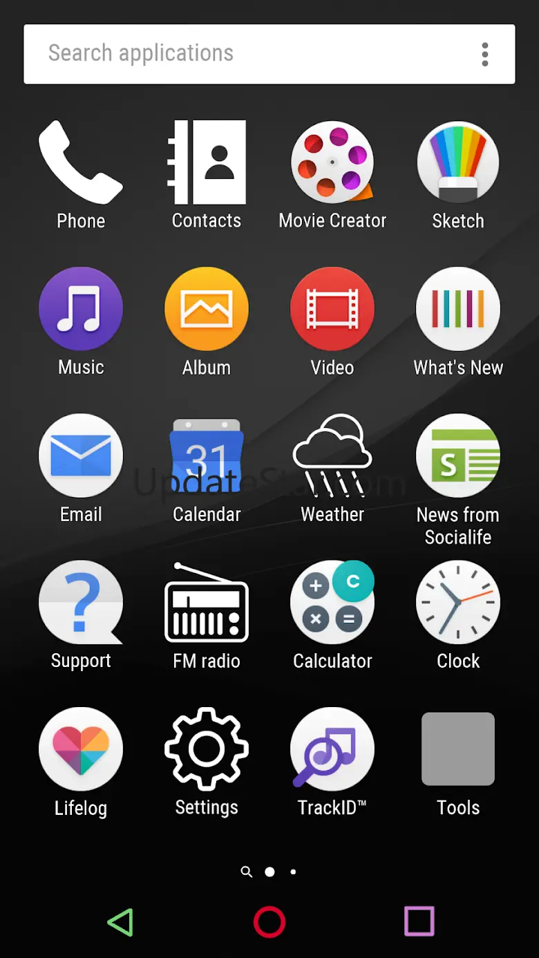 Black theme for XPERIA 1.1.8