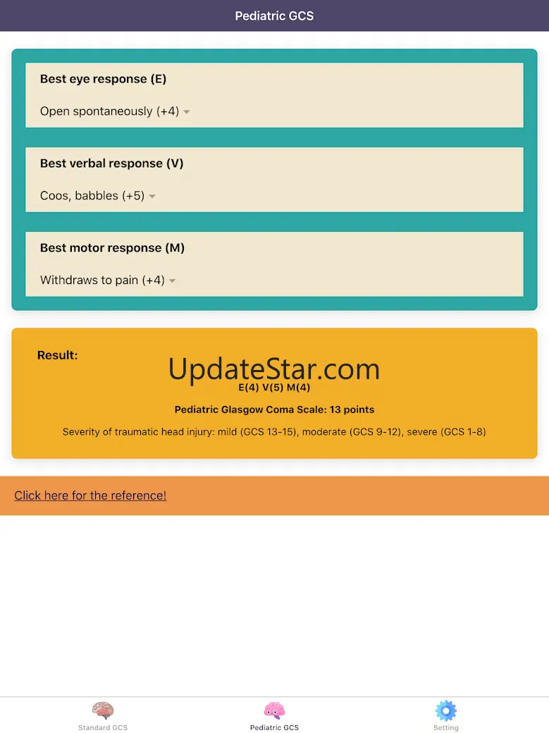 Glasgow Coma Scale (GCS) Score