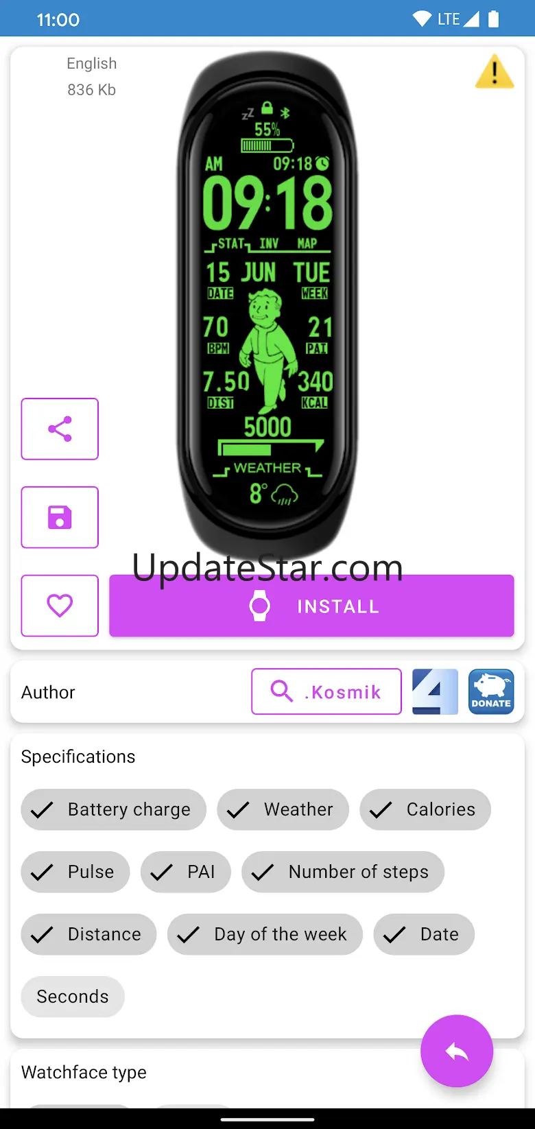 Mi Band 7 Watchfaces 11_SDK34