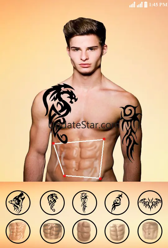 Macho Men Beard Hair Mustache  2.5