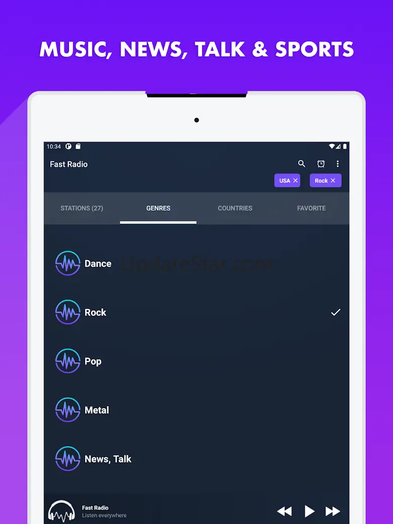 Radio player app. FM online 2023.12.06