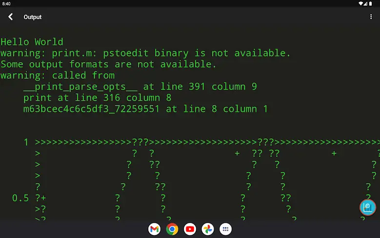 Madona: Run MATLAB/Octave code 3.4.1