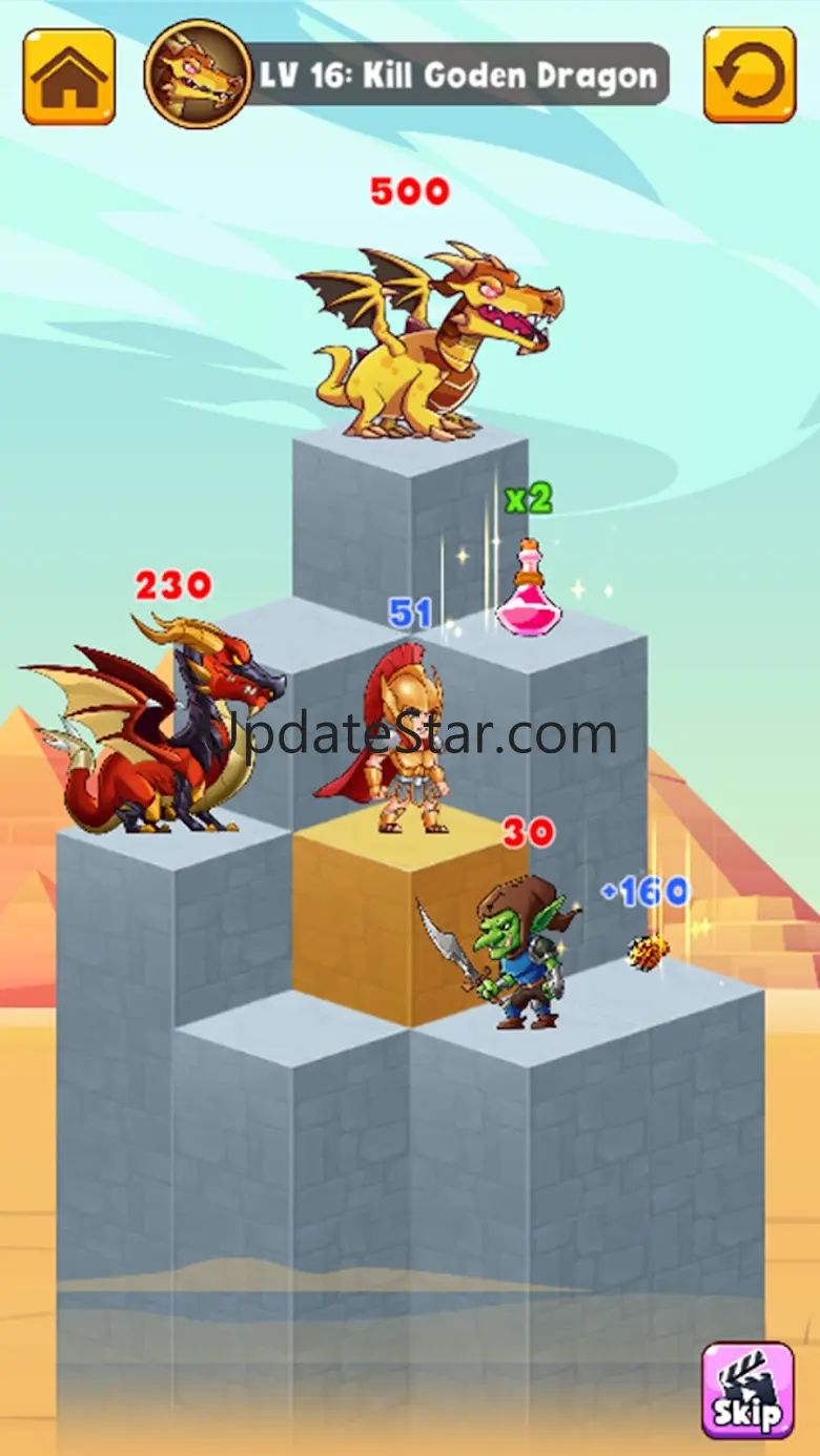 Hero Tower 2: Pyramid Puzzle 3.1