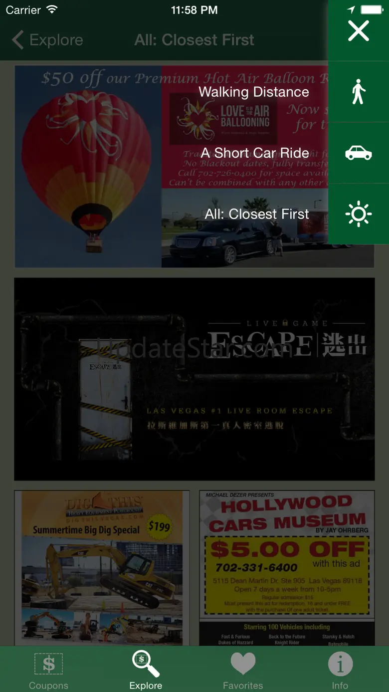 Vegas Traveling Coupons 1.0