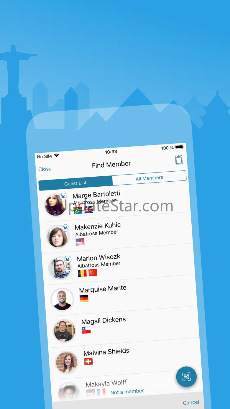 InterNations Guest List 2.5.7