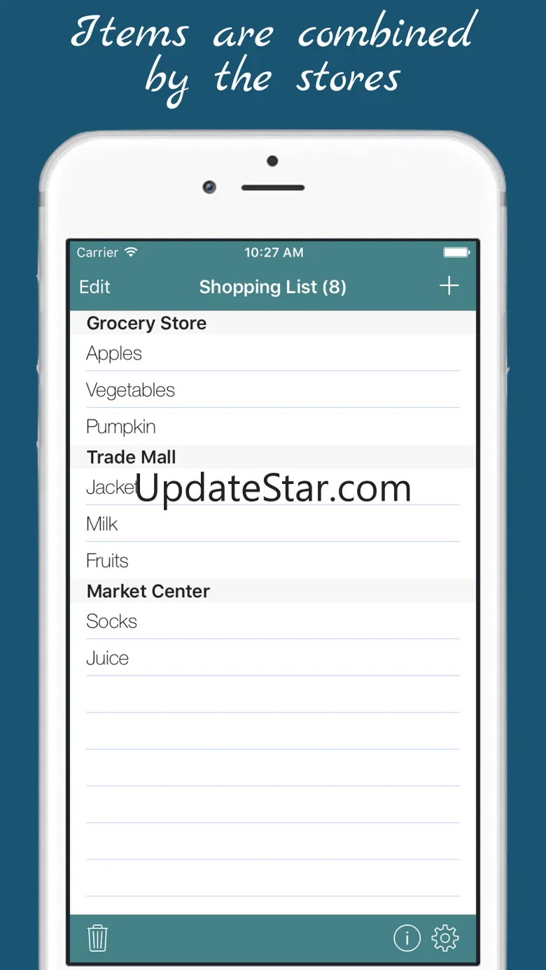 Shopping List - multiple grocery shop lists 1.0