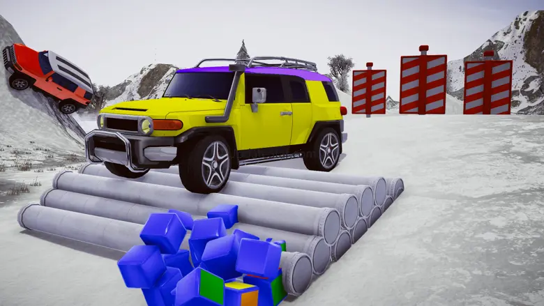 FJ Cruiser Snow Driving Fun 1.1