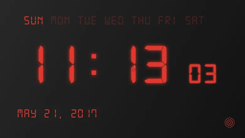 LED Clock-Pure Color Clock 5.0.0