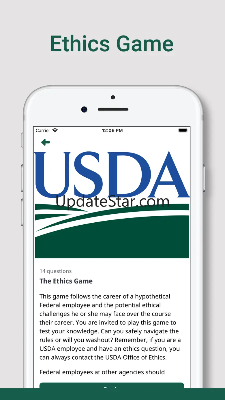 USDA Ethics 3.17.5