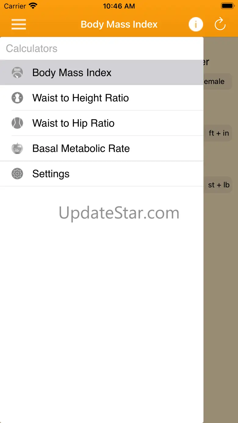 BMI Calculator for Men & Women 2.2