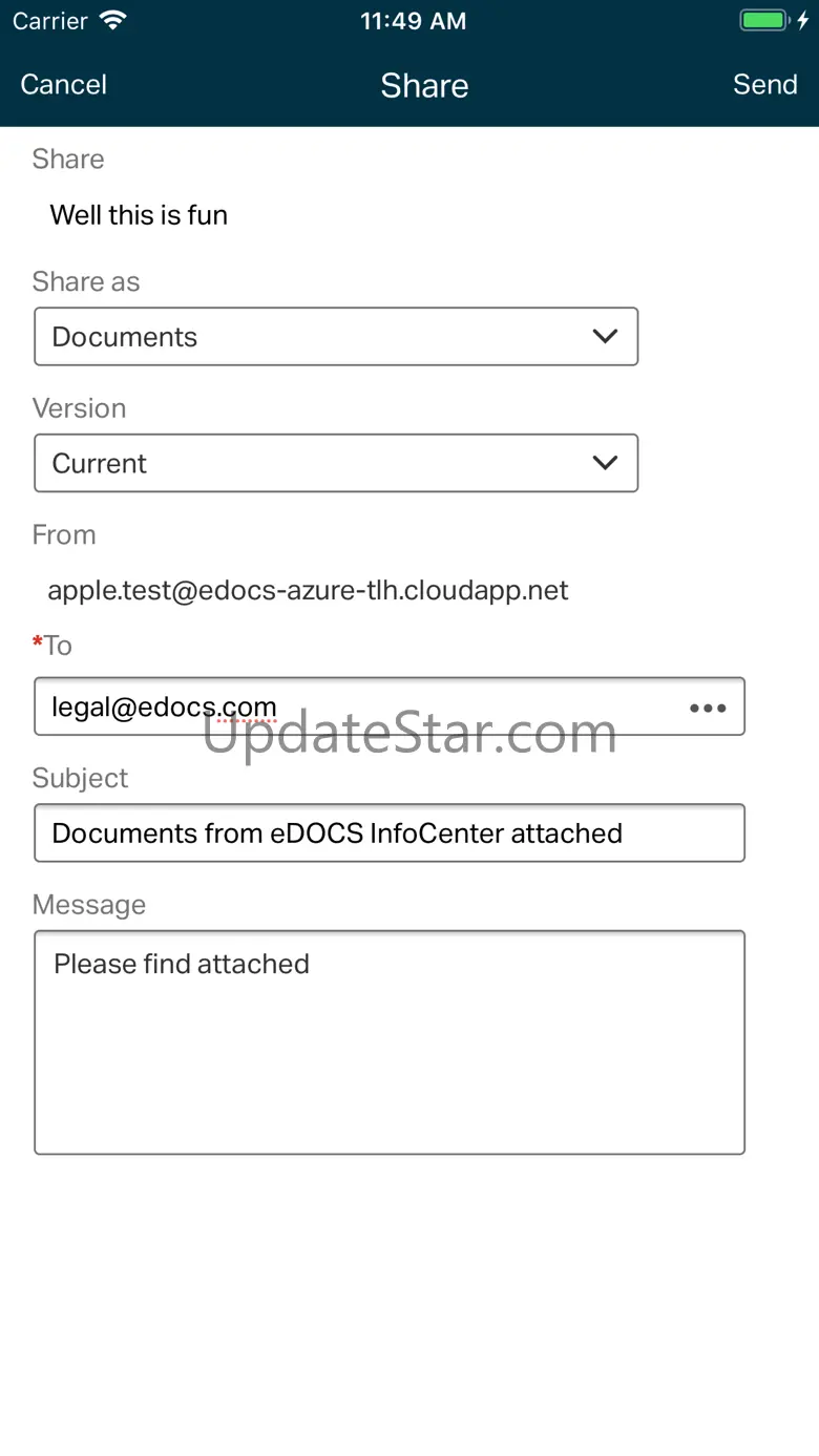 OpenText eDOCS InfoCenter 16.7.0