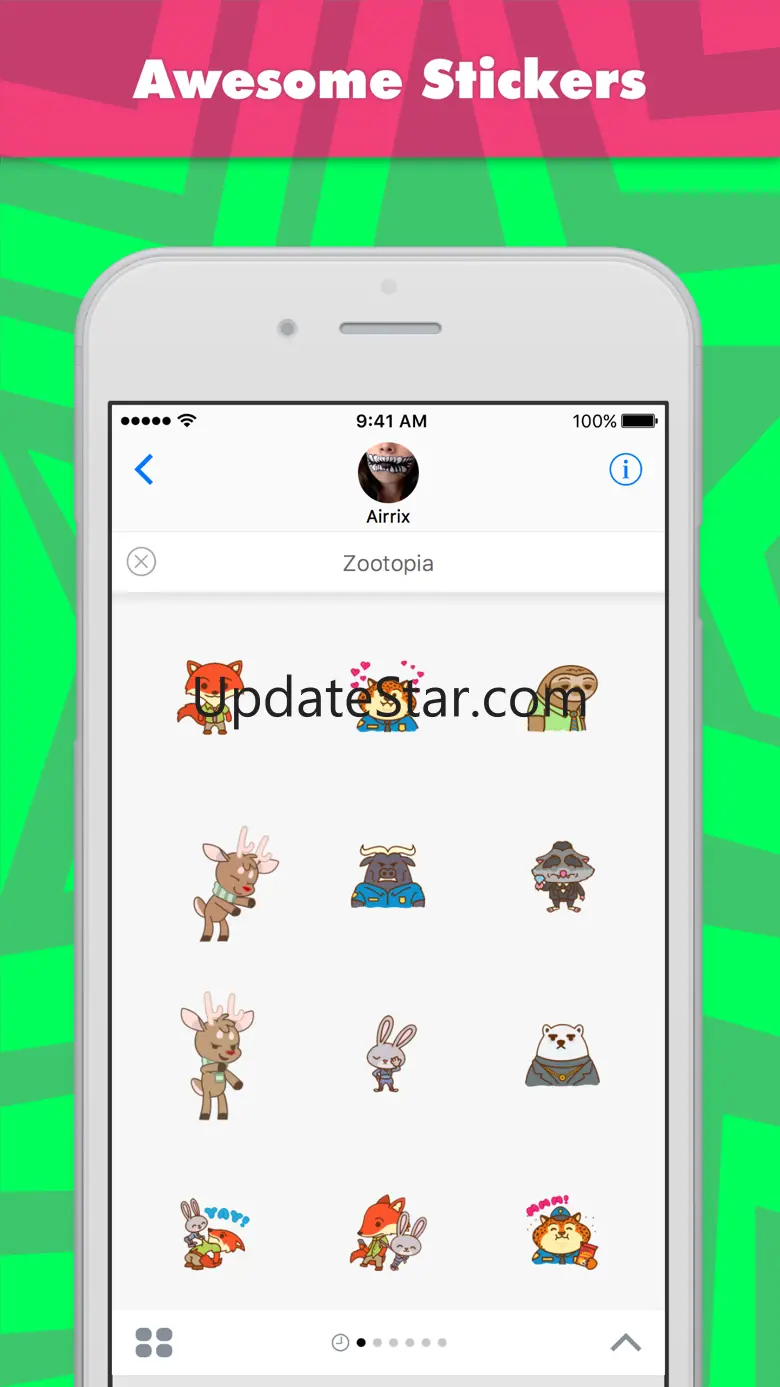 Zootopia stickers by Airrix 1.0