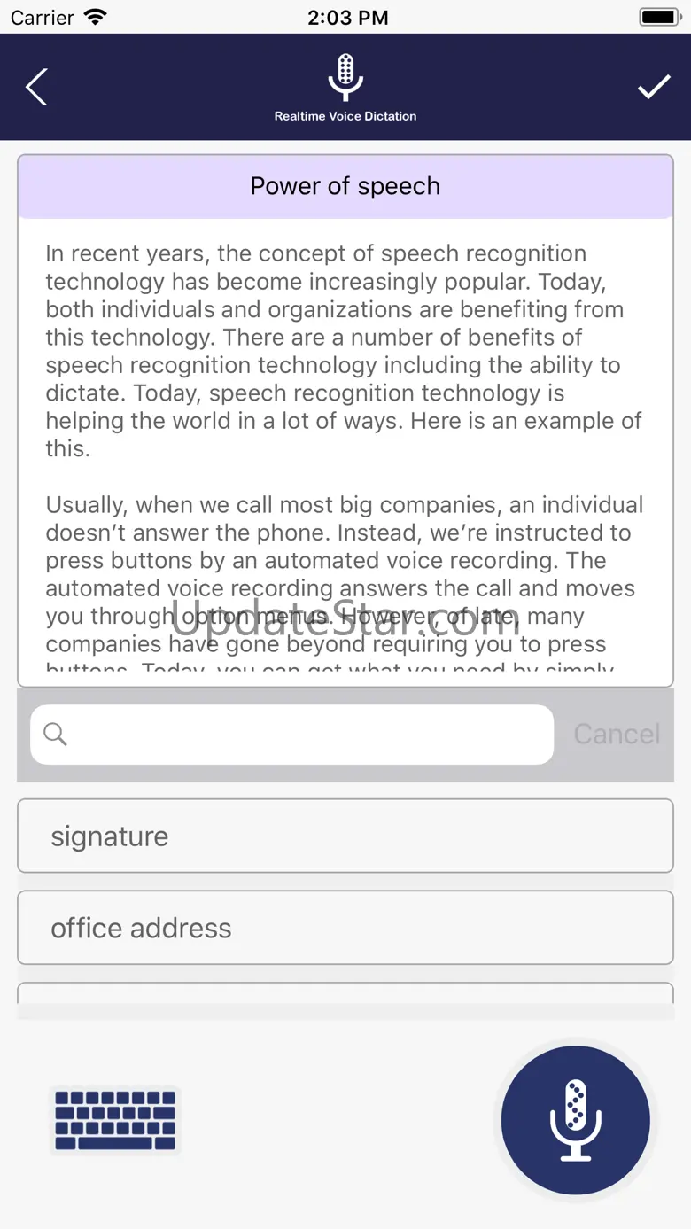 Dictation App 1.6