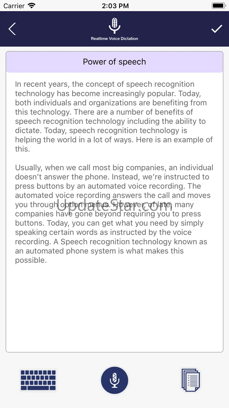 Dictation App 1.6