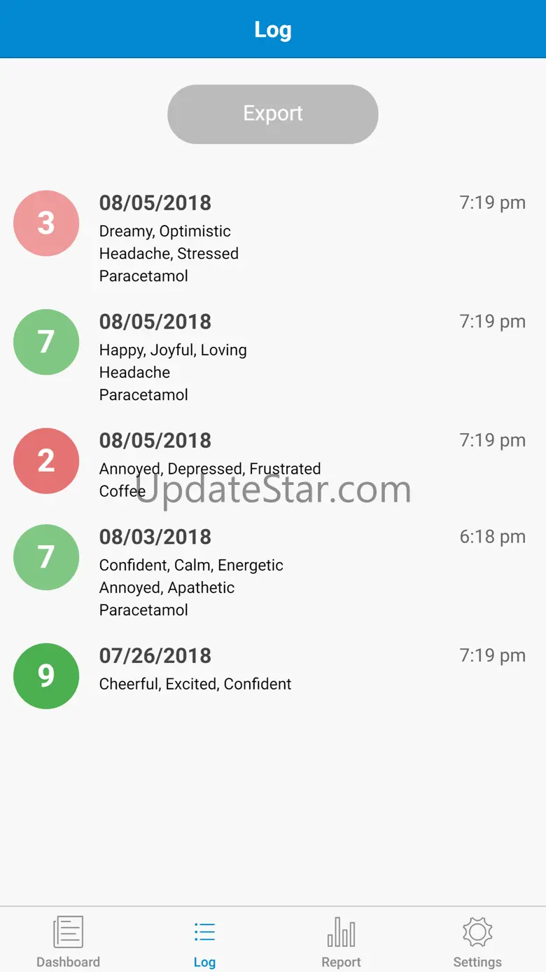 Mood Log - Track your Mood 1.1