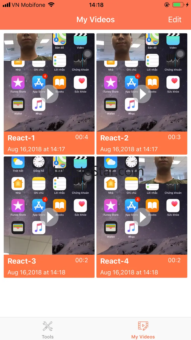 Wowee - React & Edit video 1.0