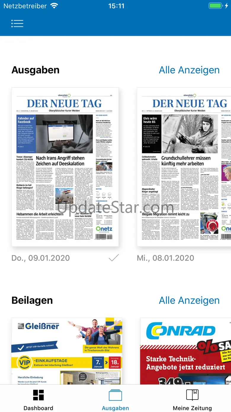 Oberpfalz Medien E-Paper 7.2.9.0