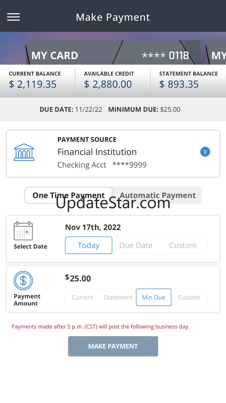 Financial First Card Manager 40.0.1