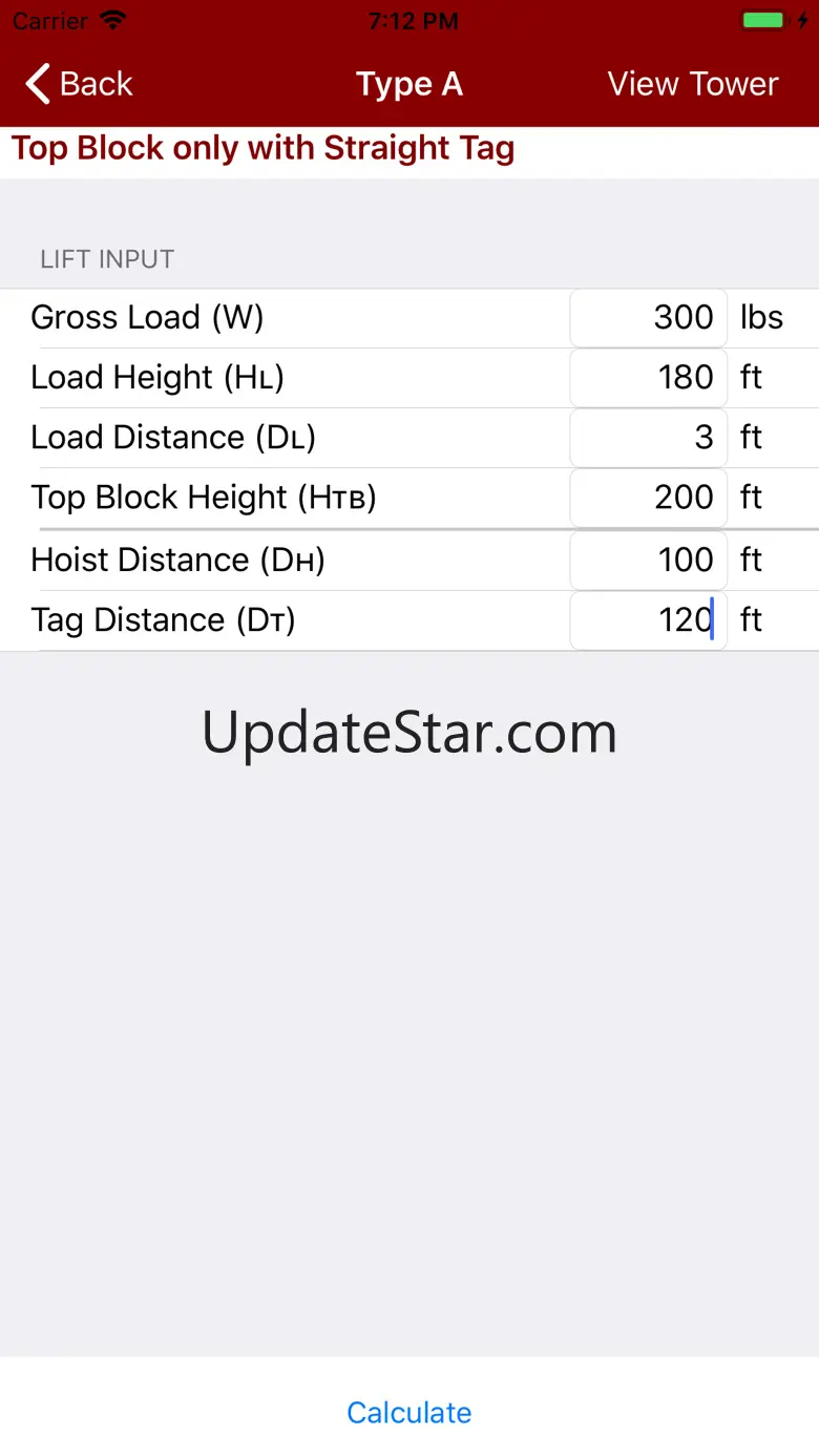RiggingCalc 1.0.2