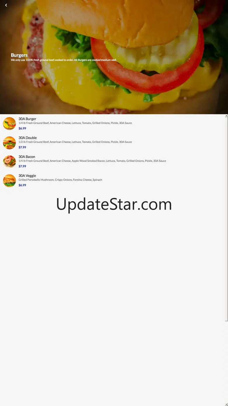 30A Burger | Pickup & Delivery 1.0.9