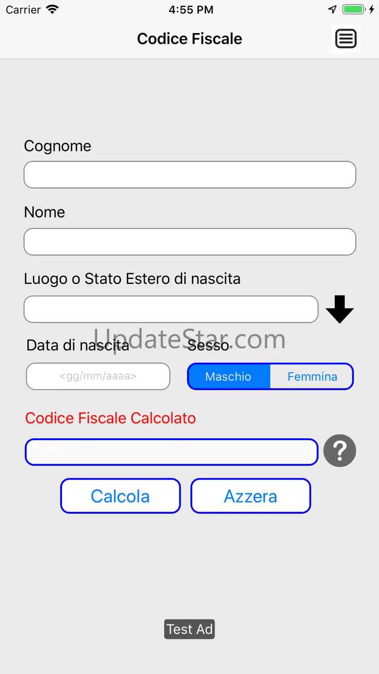 Genera Codice Fiscale 1.0