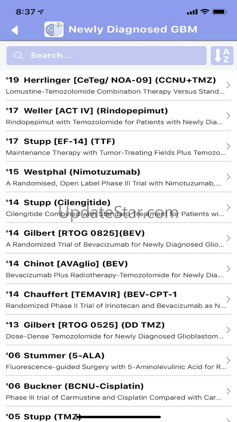 Neuro-Oncology Trials App 4.0