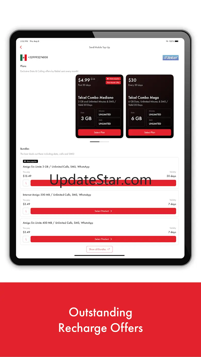 Rebtel: Recharges And Calls 6.55.1