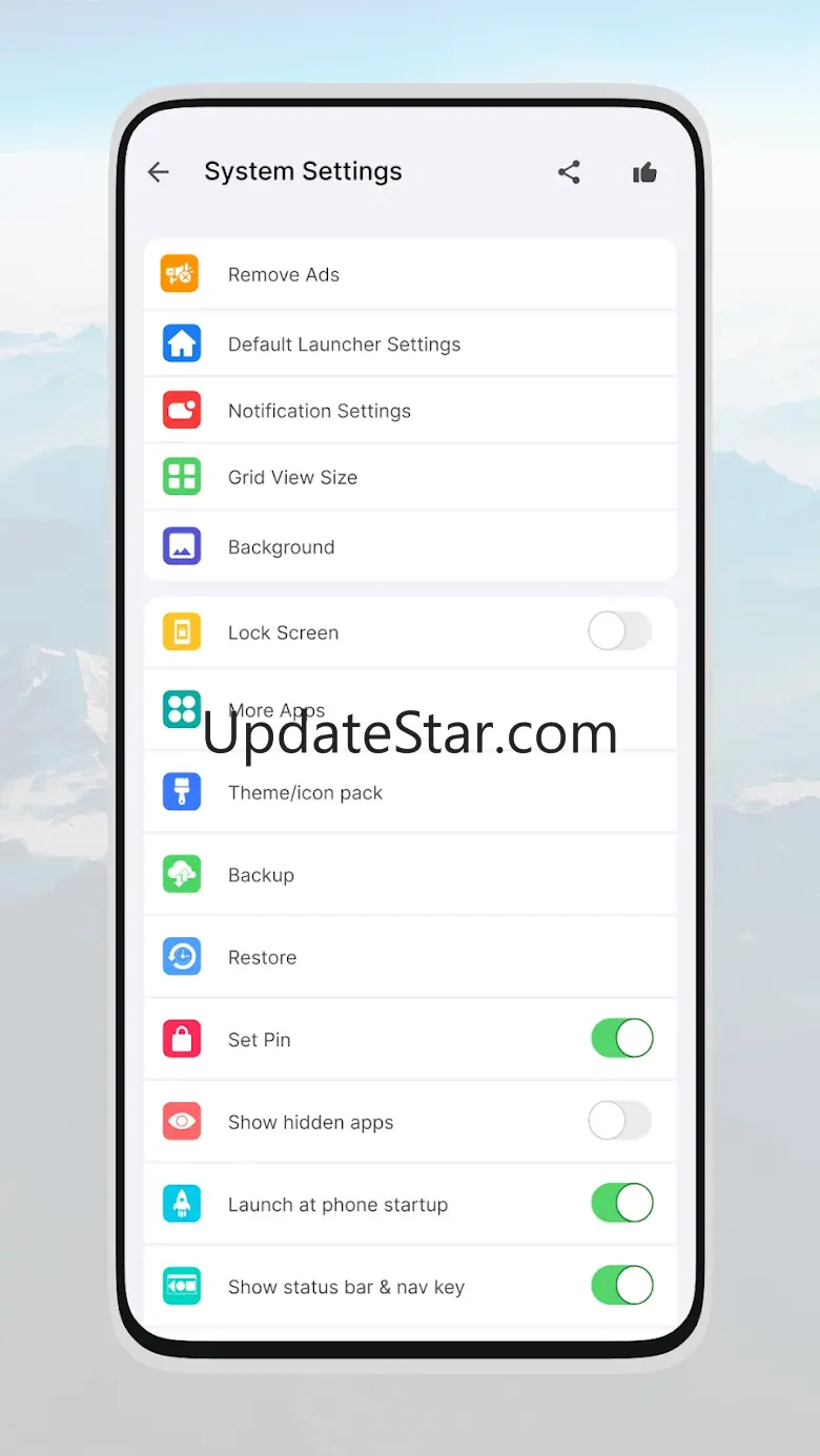 Launcher for OS 18 Style 14.1