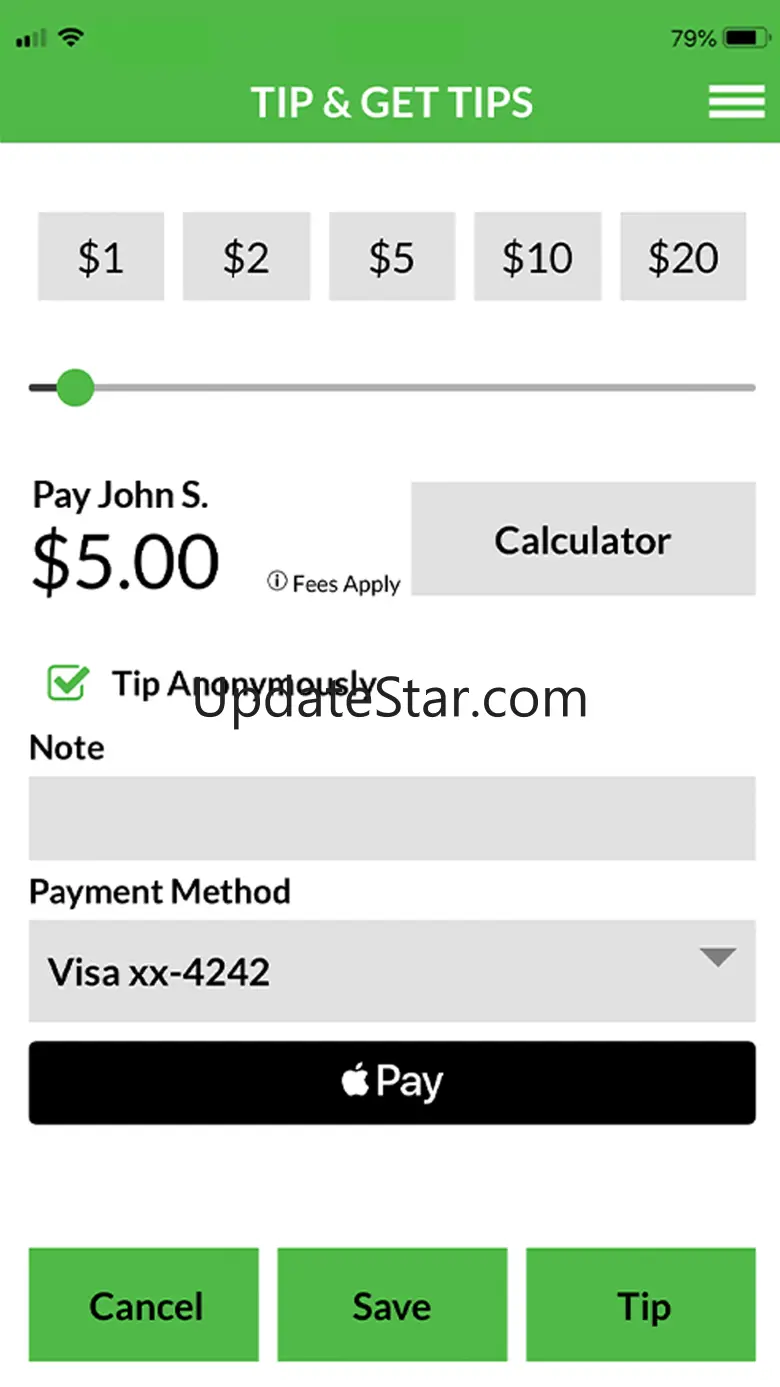 EZ-Tip - Tip Without Cash 1.3.0