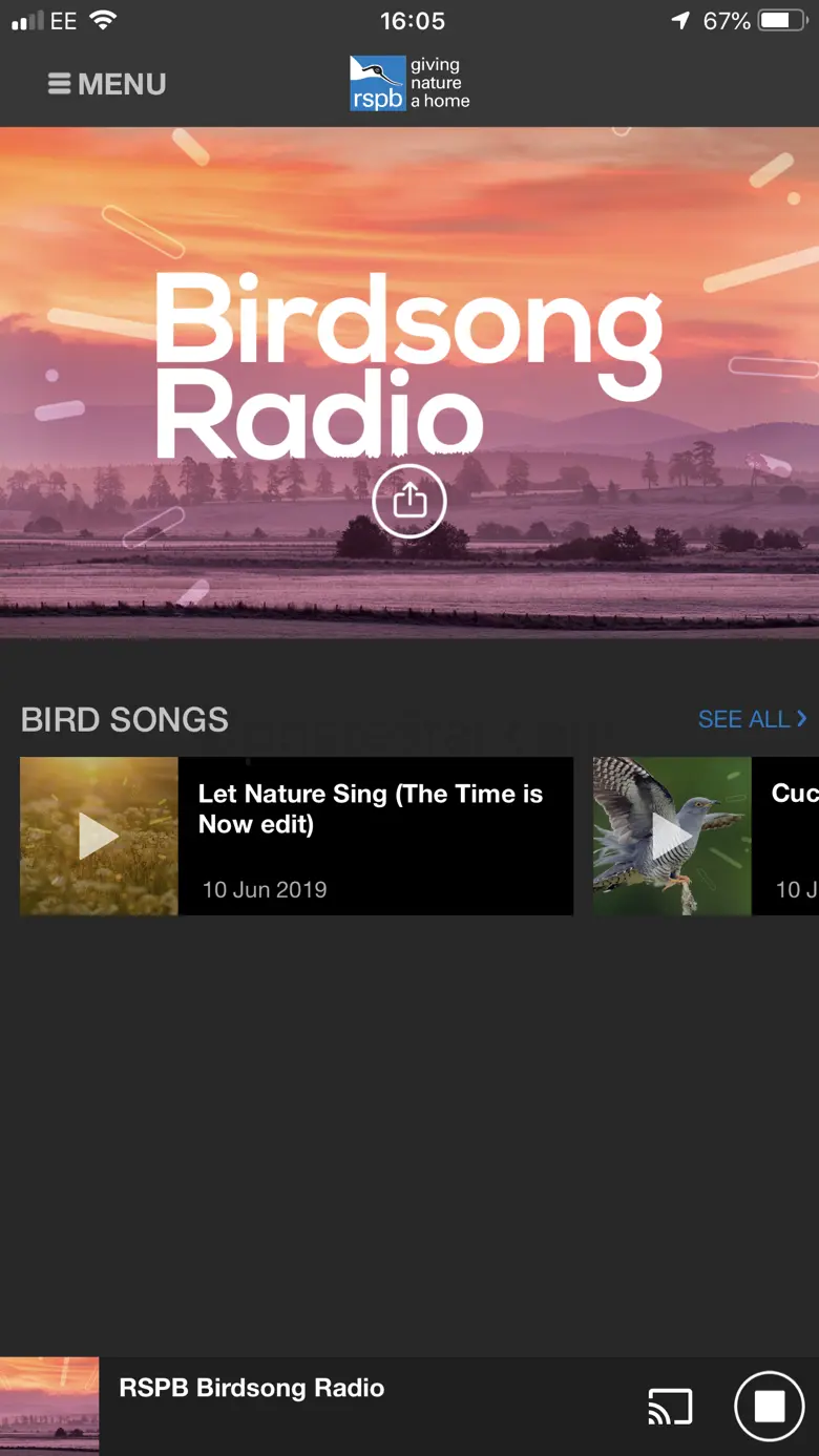RSPB Birdsong Radio 1.9