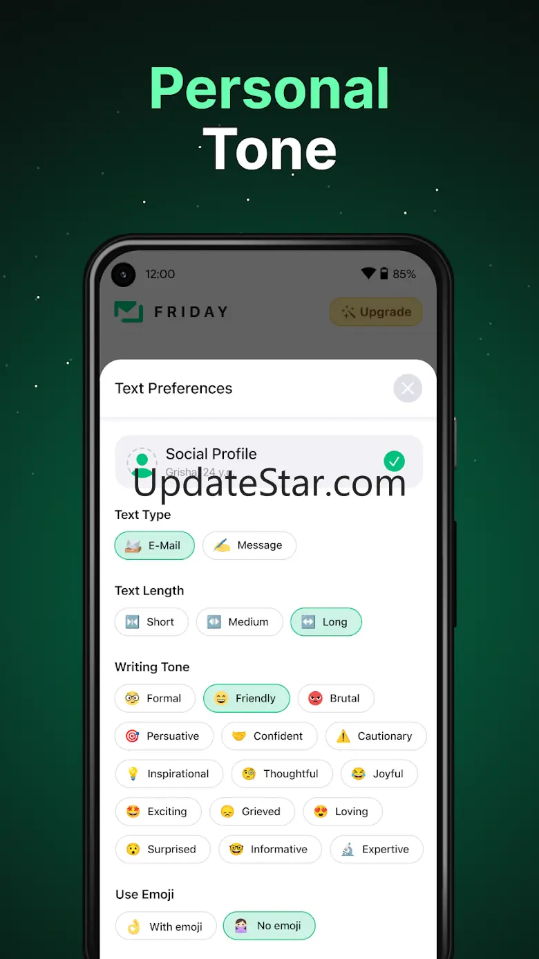 Friday: AI E-mail Assistant 1.1.1