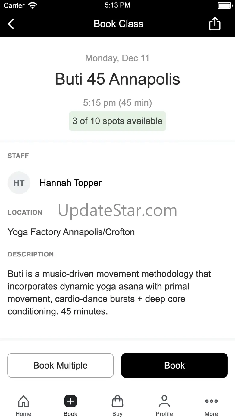Yoga Factory Annapolis 7.301.0