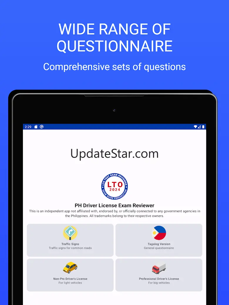 PH Driver License Reviewer 3.1