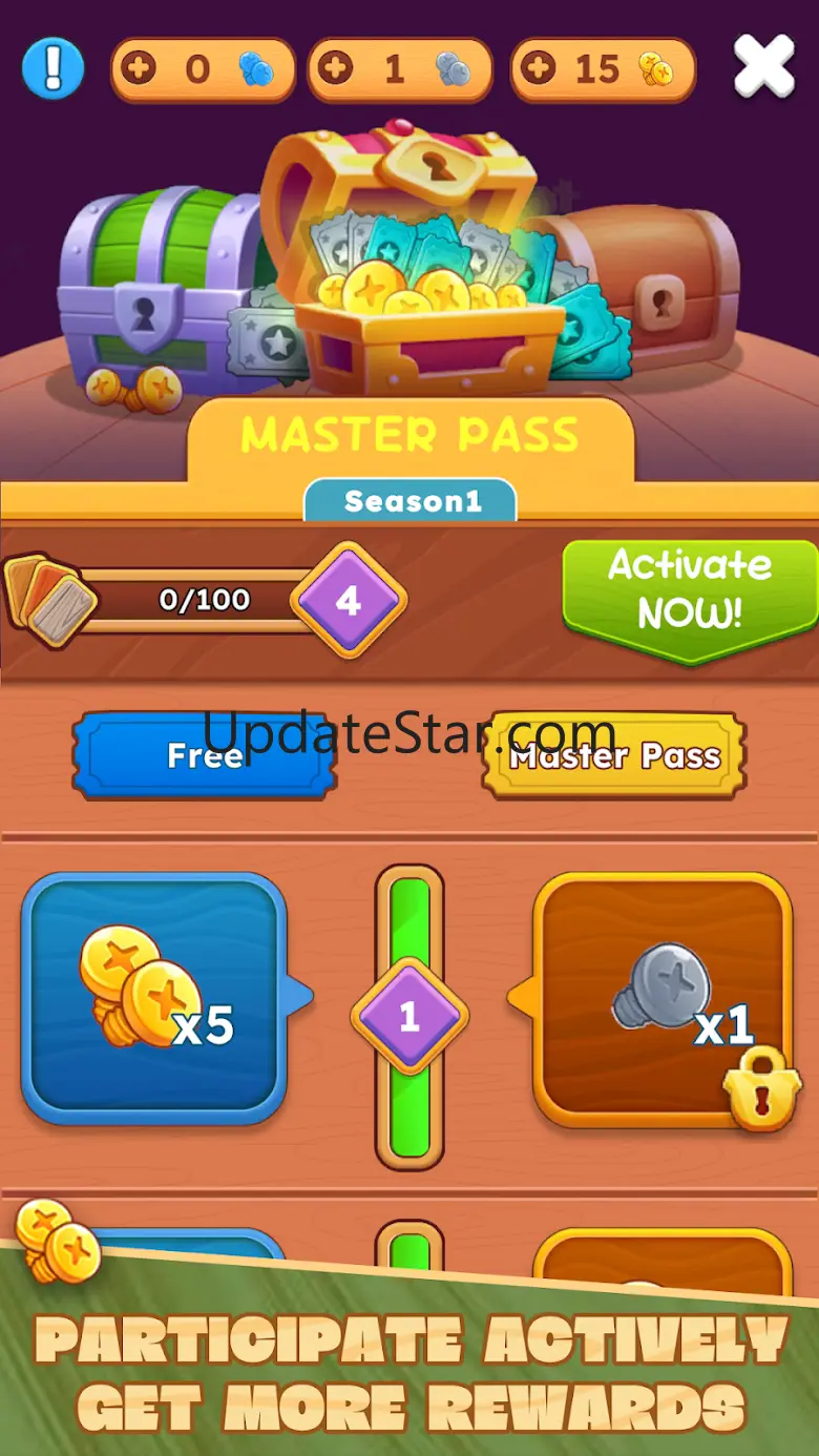 Wood Puzzle: Nuts & Bolts 1.0.9