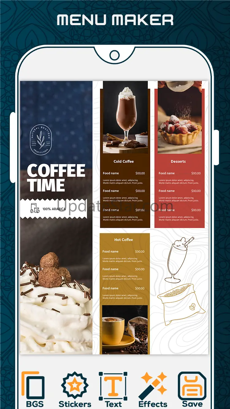 Menu Maker - Vintage Design 4.1