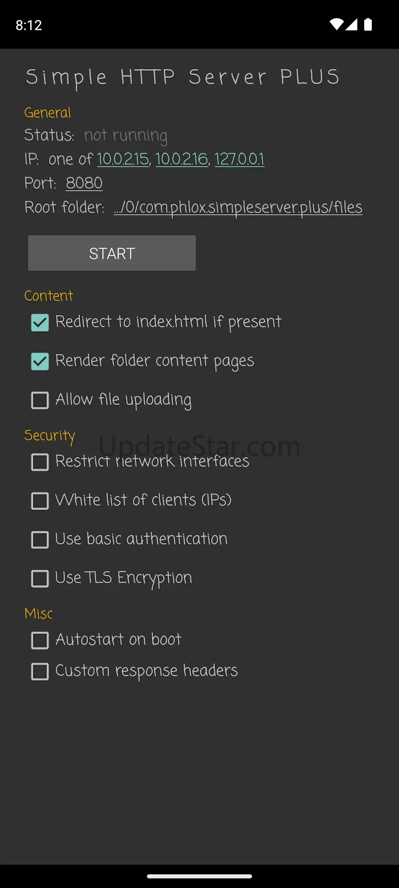 Simple HTTP Server 1.11.0