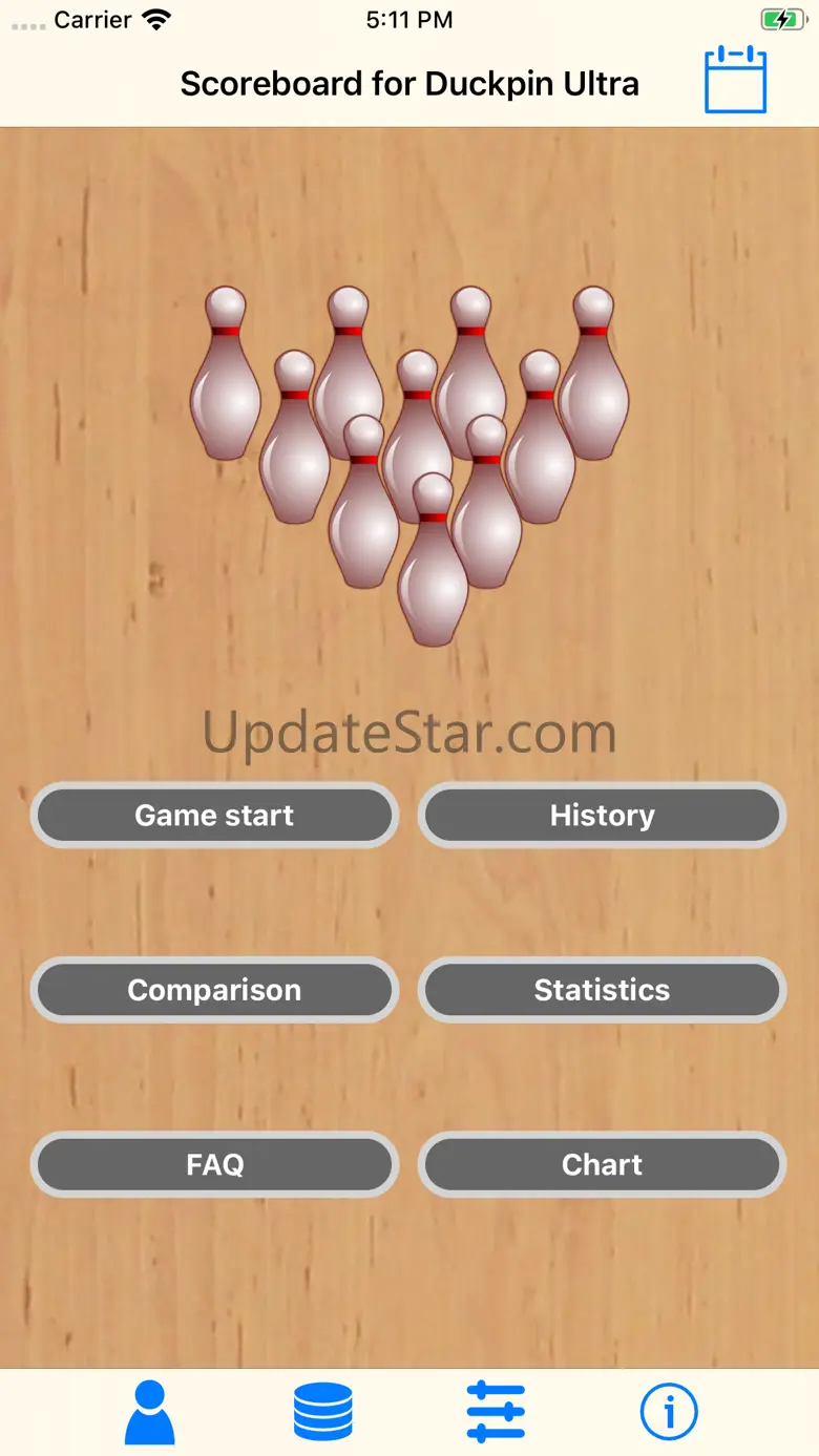 Scoreboard for duckpin Ultra 1.4.20