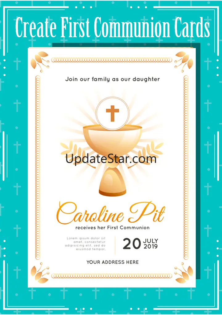 Communion, Baptism Invitations 1