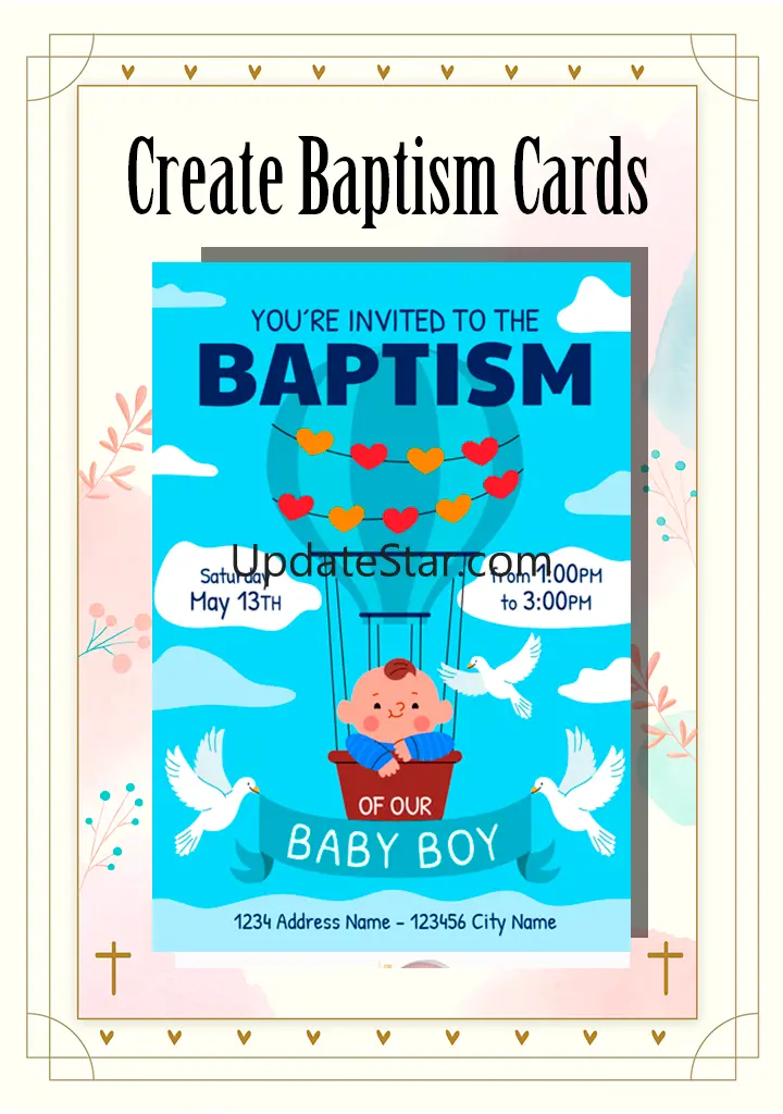 Communion, Baptism Invitations 1