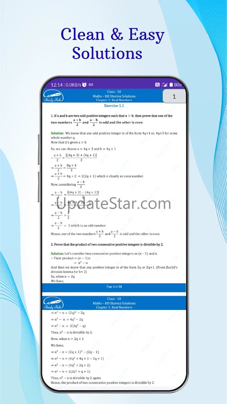 RD Sharma Class 10 Solutions 18.08.24