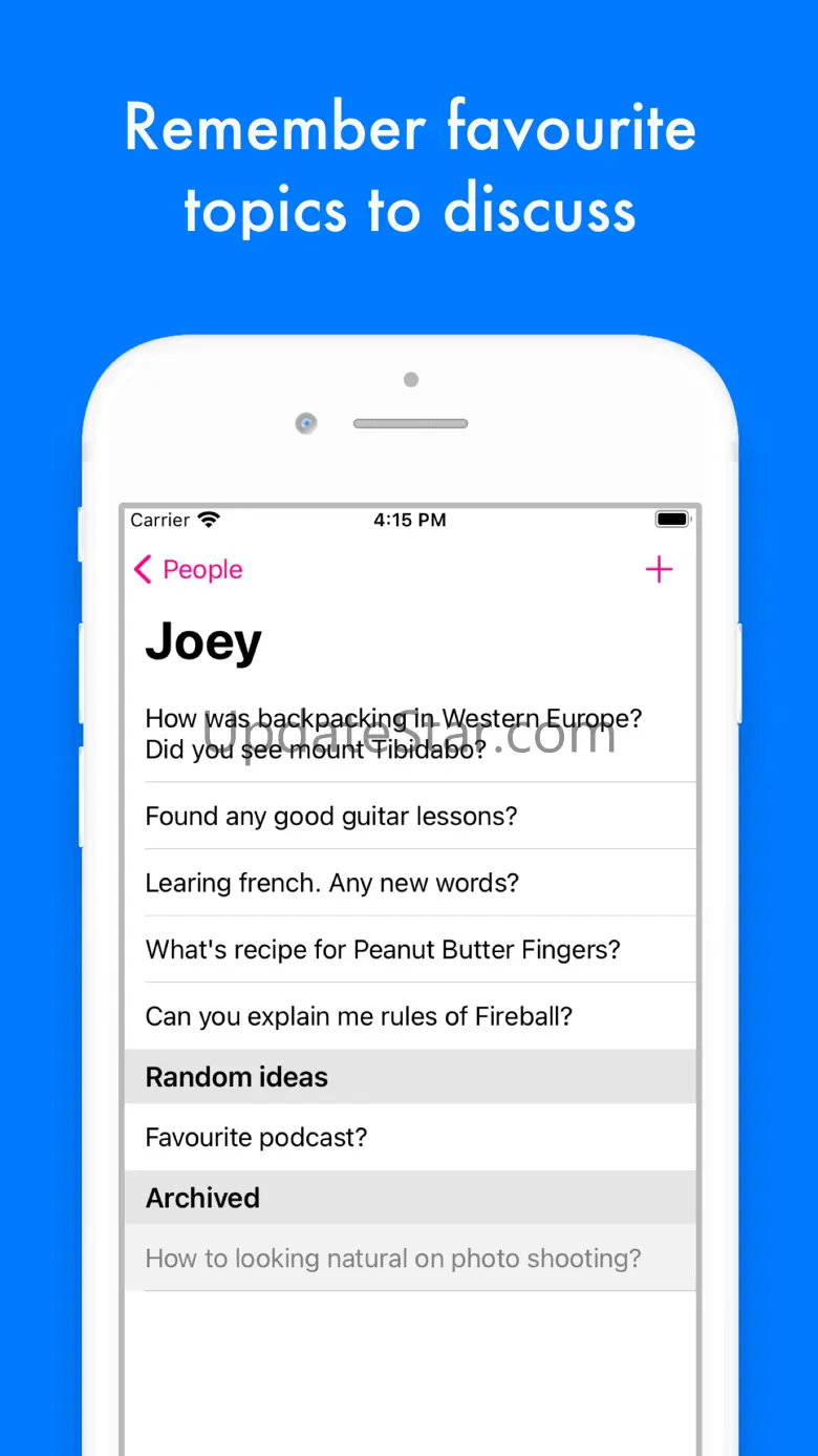 Talk Topics 1.1