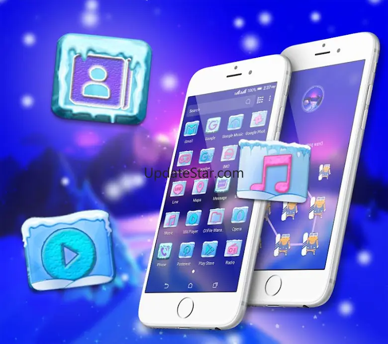 Winter Ice Launcher Theme 1.2