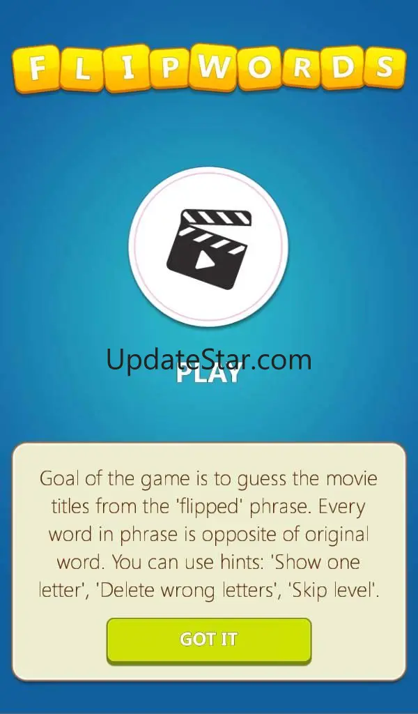Guess The Movie. Flipwords 1.4.1