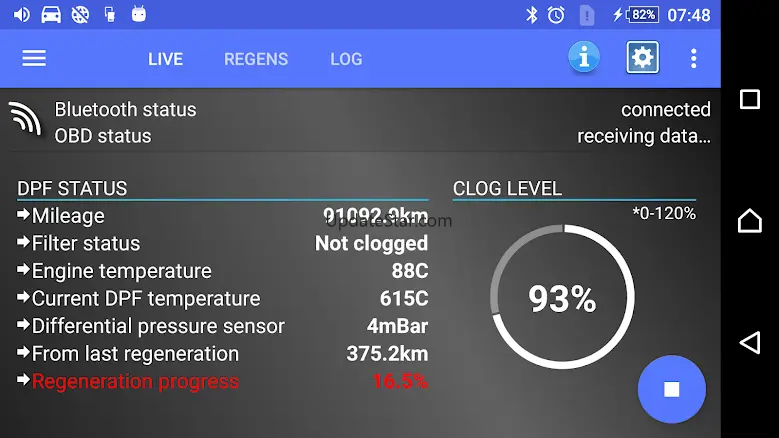 DPF Monitor -Fiat & Alfa Romeo 6.8.7