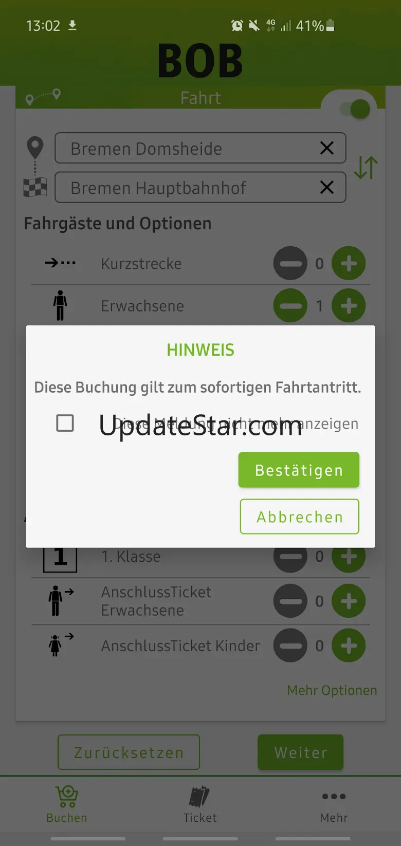 BOB – Bequem ohne Bargeld 1.10.1