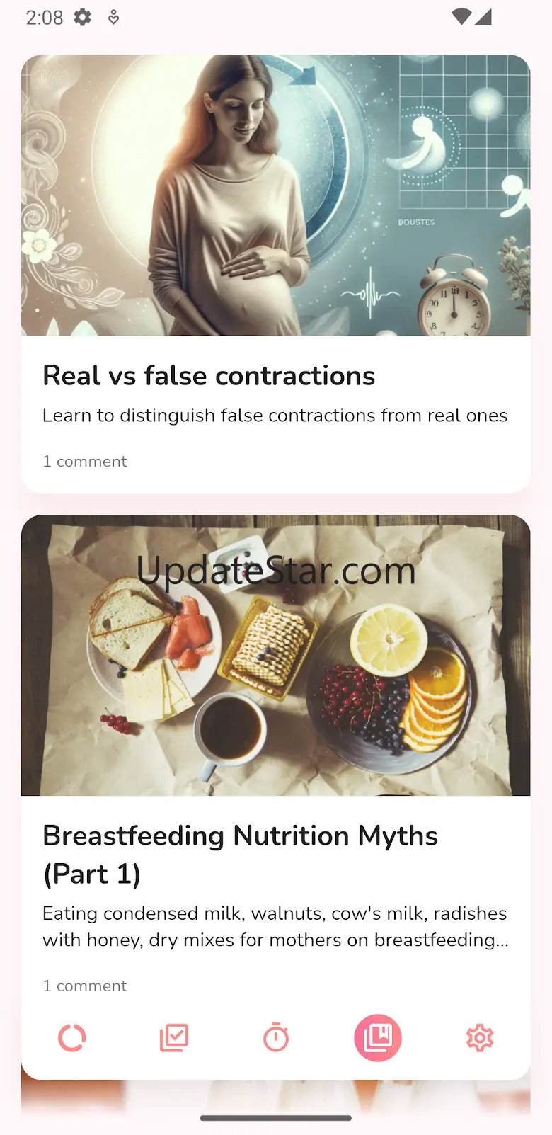 Contraction timer & kick count 1.8.9