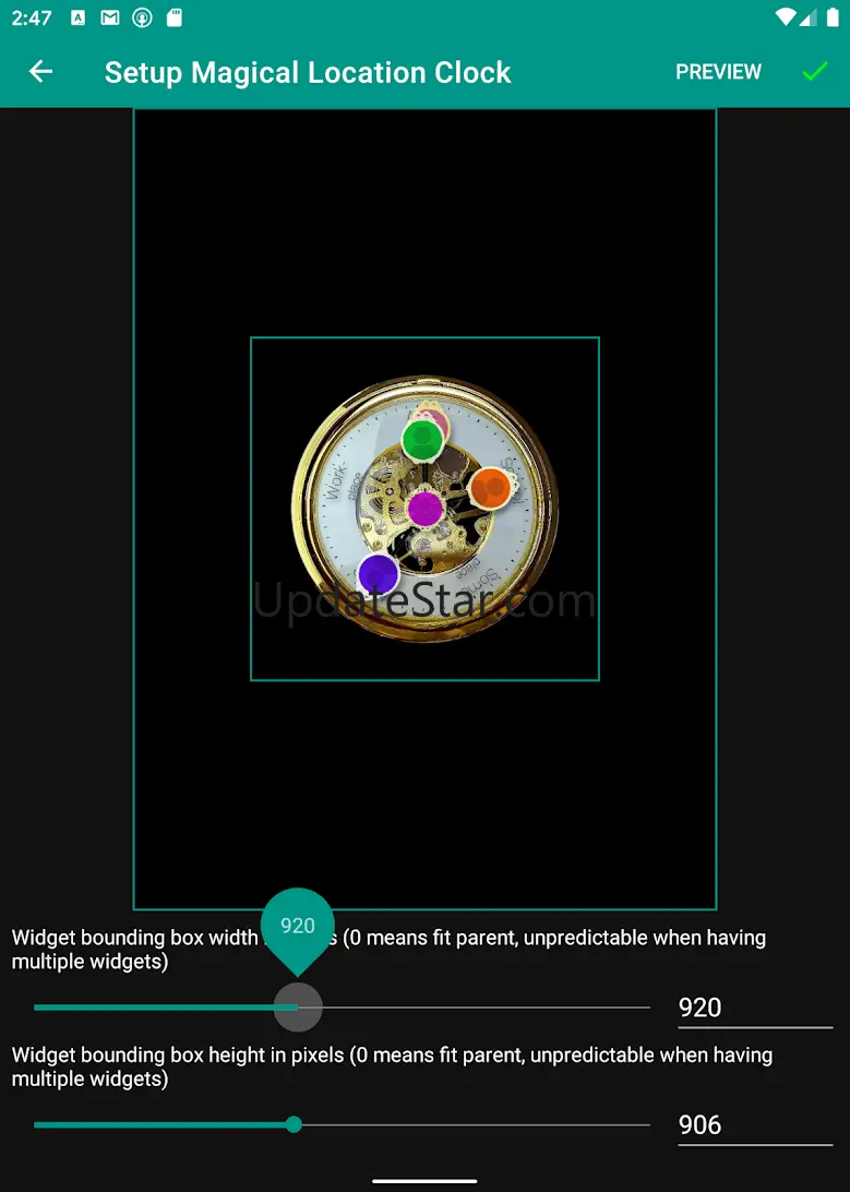 Widget Screensaver 9.0