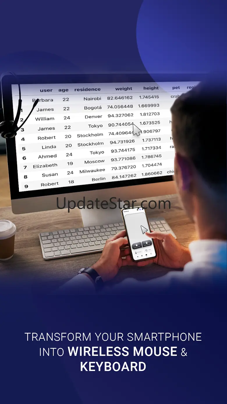 Wireless PC Mouse & Keyboard 1.11
