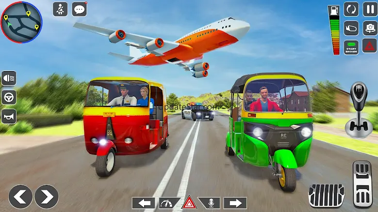 TukTuk Auto Rickshaw Taxi Game 3