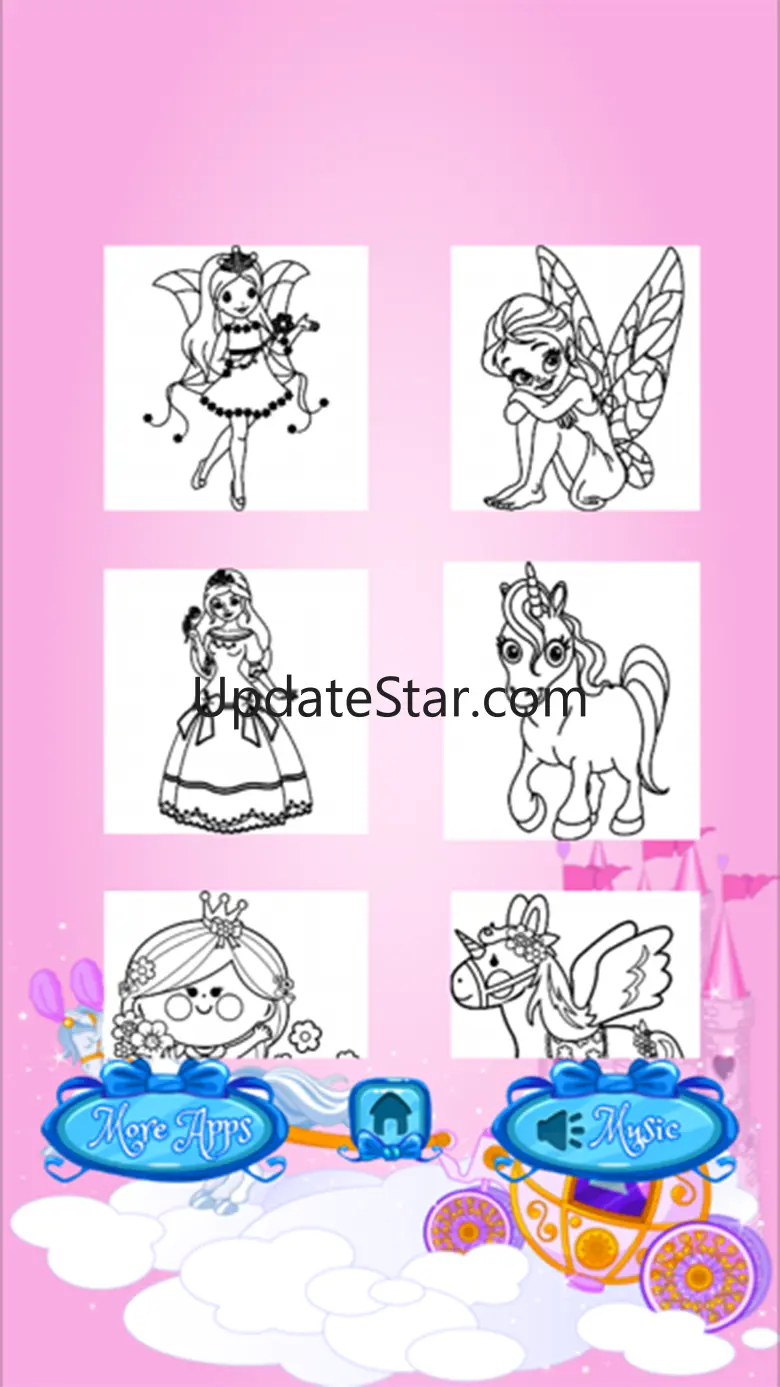 Princess Coloring Book Draw Paint for Kids & Adult 1.1